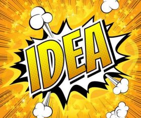 Comic book style word vectors