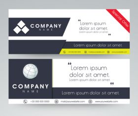 Company special offer sale banner vector