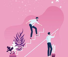 Concept of career and business opportunity vectors