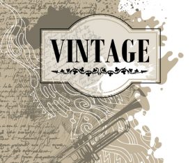 Conceptual design of vintage banner vector