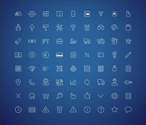 Construction icon vector free download