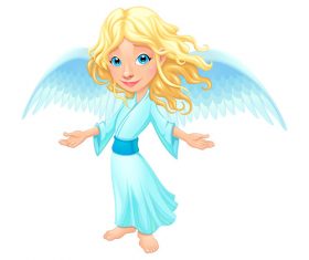 Angel cartoon vector free download