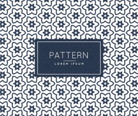 Diamond flower creative pattern background vector