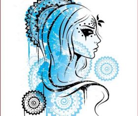 Fashion women illustration vectors