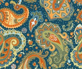 Floral seamless pattern vectors 01