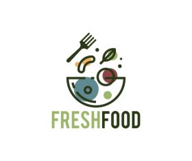 Fresh food logo creative design vectors 02
