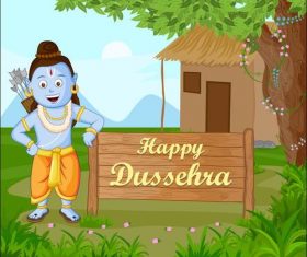 Happy Dussehra vectors