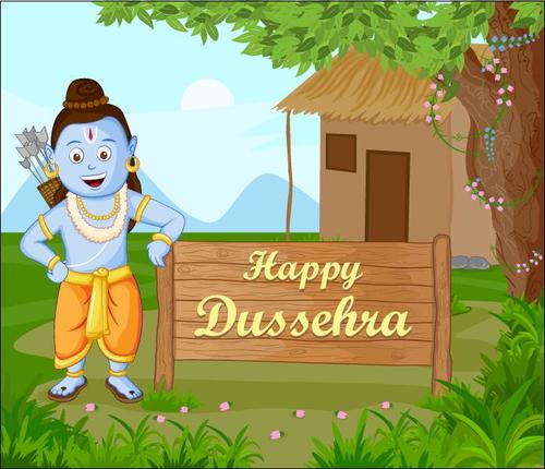 Happy Dussehra vectors