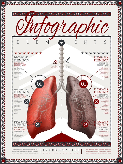 Health Infographic Template Design vector