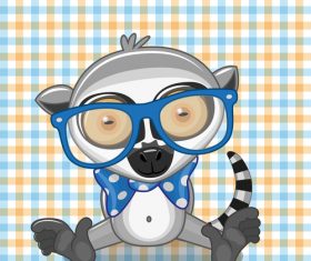 Hipster Animals vector