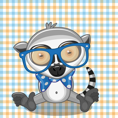 Hipster Animals vector