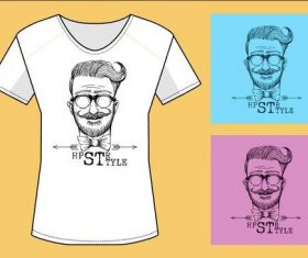 Hipster Style Print Design vectors
