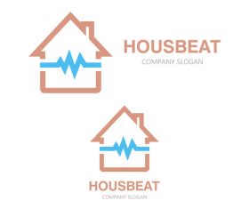 Housbeat logo vector