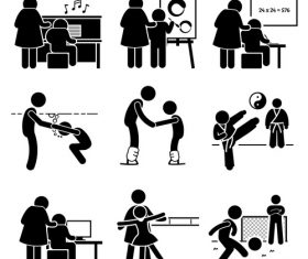 Icon to cultivate childrens interest vector