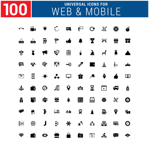 Icons Collection Vector