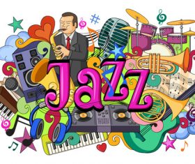 Jazz illustration vectors