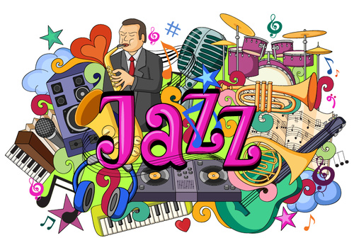 Jazz illustration vectors