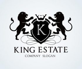 King estate logo vector