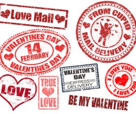 Love stamp vectors