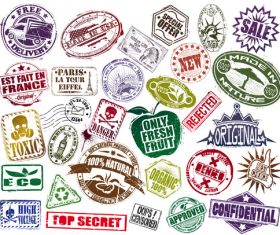 Mega Set Of Stamp vectors