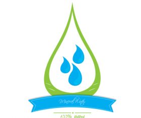 Mineral Water Logo vector