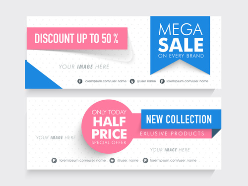 New product sale banner vector