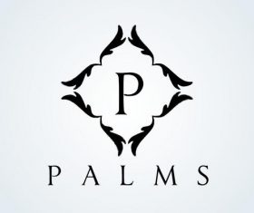 Palms logo vector