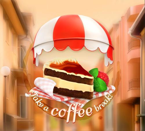 Pastry cover vector