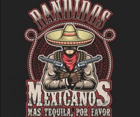 Retro sheriff illustration vector