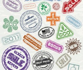 Shop Stamp vectors