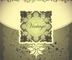 Stylish vintage background vector