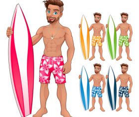 Surfer Boy vectors