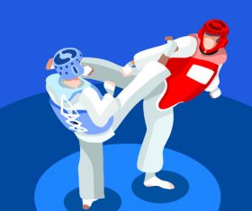 Taekwondo Vector