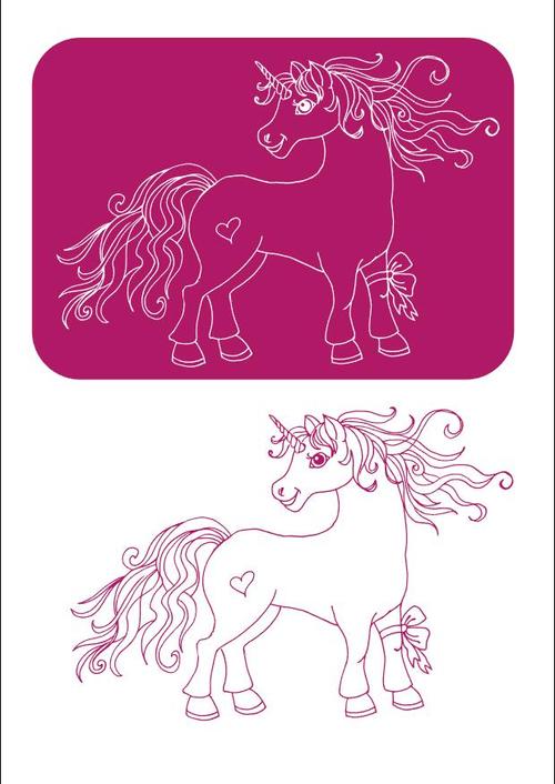 Unicorn sketch illustration vectors