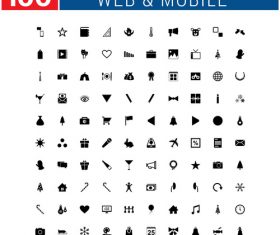 Various universal Icon Set Vector