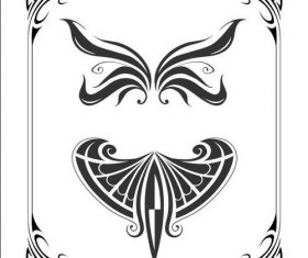 Vintage frame vector