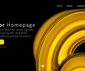 Website vector homepage design vectors
