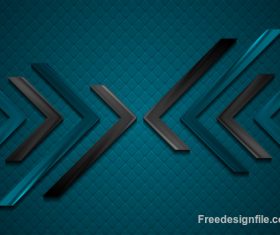 blue cyan black glossy stripes background vector