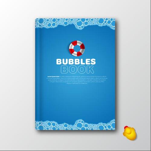 book bubbles vectors