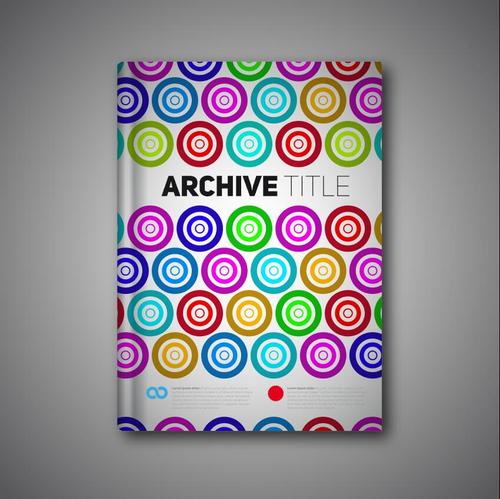book report archive circle vectors