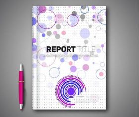 book report brochure vectors