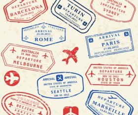 passport sta vectors