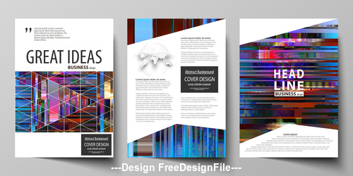 Abstract company business template vector