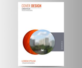 Abstract flyer design background vector