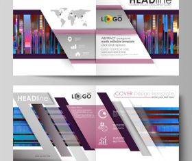Abstract templates layout vector