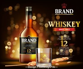 Alcohol drink sale cover vector