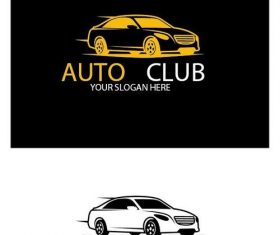 Auto club logo vector