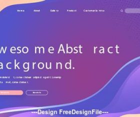 Awesome abstract background cover vector