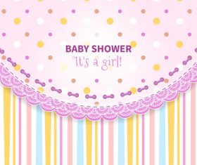 Baby Shower vector 01