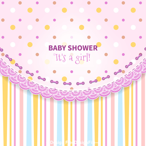 Baby Shower vector 01